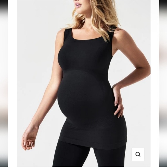 BLANQI‎ Everyday Maternity Belly Support Tank Top Women's Small Black - Picture 1 of 6